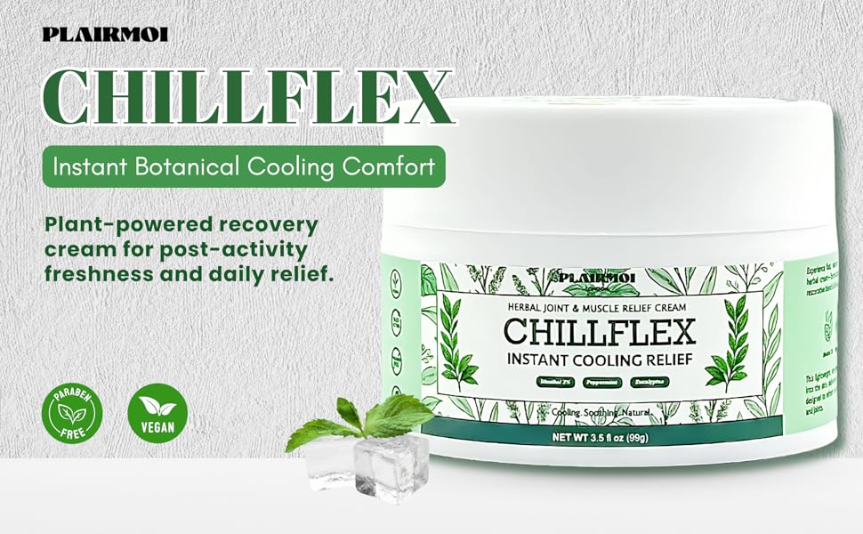 🌿 ChillFlex™ Instant Cooling Relief Cream