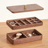 Elegant Walnut Wood Jewelry Box