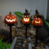 Solar Pumpkin Stake Lights