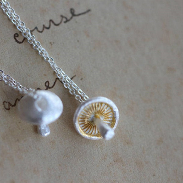 Enchanting Mushroom Necklace - Versatile For Any Outfit - Nature Lovers