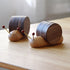 Wooden Snail Coasters Set