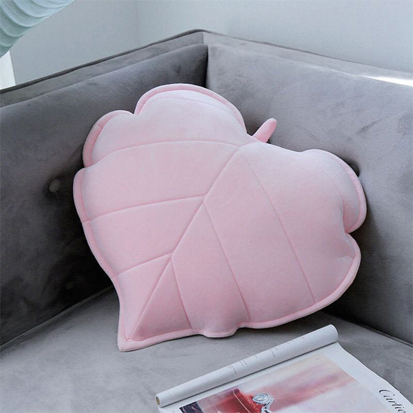 Cozy Leaf-Shaped Pillow