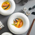 White Round Ceramic Plate - Minimalist Design - Effortless Elegance