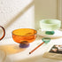 Colorful Glass Dessert Bowl