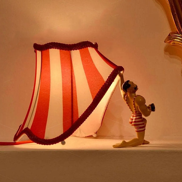 Circus Strongman Lamp