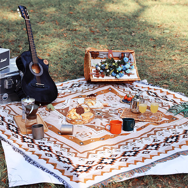 Retro Picnic Mat for Outdoor Camping