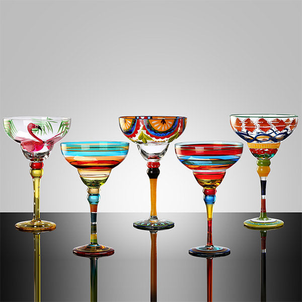 Vibrant Cocktail Glasses