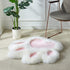 Adorable Cat Paw Rug - Pink and White Color Scheme - Soft and Plush