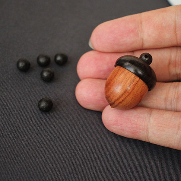 Portable Mini Acorn Pill Box - Carry Medicine On The Go - Ideal for Travel