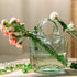 Glass Handbag Shaped Vase - Elegant Centerpiece - Stunning Decor Piece