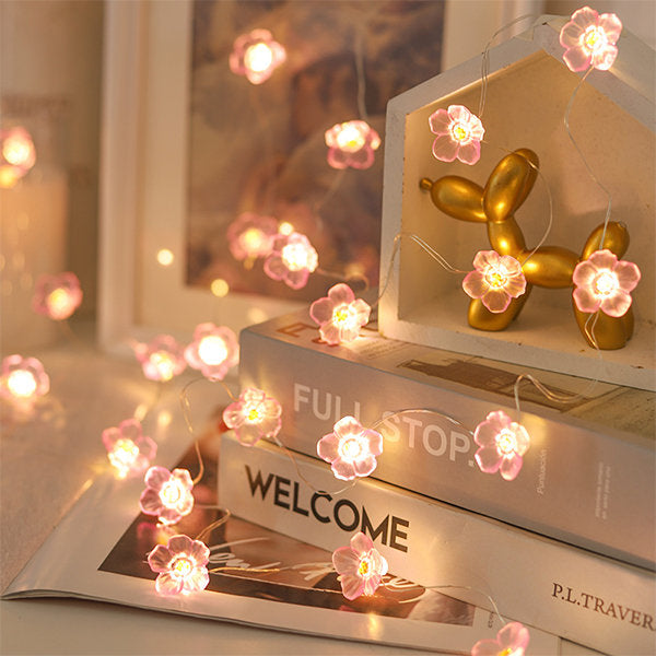 Cherry Blossom String Lights - Battery Powered - Available in 3 Sizes