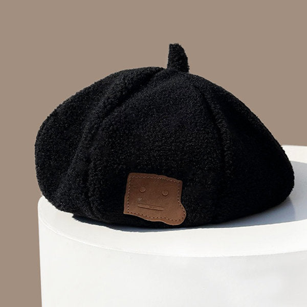 Pumpkin Beret Hat - Fall Retro Style - Polyester - Black - Brown - Beige - Modern Chic