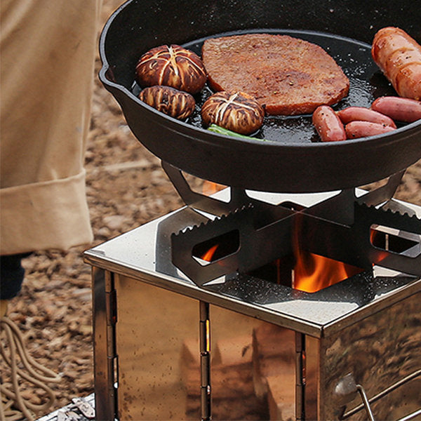 Foldable Outdoor Camping Grill - Essential for Camping - Easy to Carry