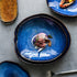 Ocean Blue Ceramic Plates - Handmade Plate