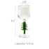 Christmas Tree Wine Glass - Festive Holiday Drinkware - Elegant Design - Handmade Glassware