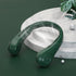 Portable Summer Wearable Fan - Green - White - USB Charged