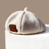 Pumpkin Beret Hat - Fall Retro Style - Polyester - Black - Brown - Beige - Modern Chic