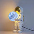 Astronaut Planet Lamp - Ambient Lighting - Whimsical Home Decor - Space Lovers