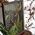 Botanical Butterfly Picture Frame Decor - Nature-Inspired Art for Home - Rustic Wooden