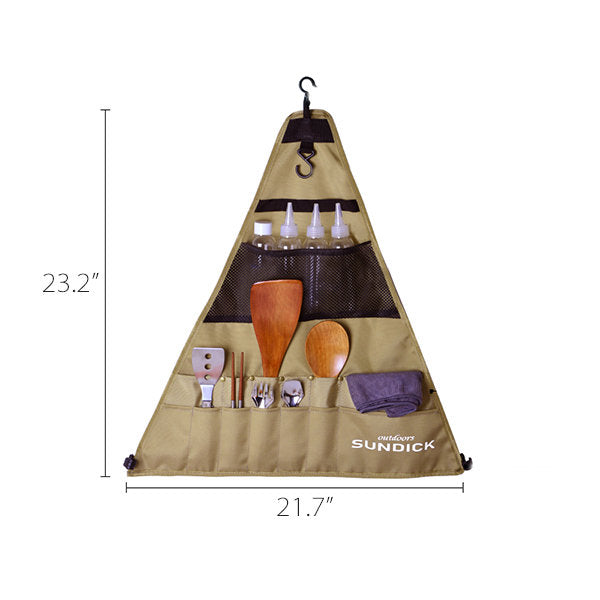 Portable Hanging Camping Organizer - Durable Oxford Cloth - Outdoor Organization