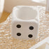 Dice Ceramic Ashtray - Red - Black - Yellow - White