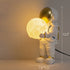 Astronaut Planet Lamp - Ambient Lighting - Whimsical Home Decor - Space Lovers