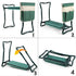 Garden Kneeler and Seat - Heavy Duty Foldable Bench - Thick Foam Kneeling Pad - Steel Frame with Tool Pouch - Outdoor Gardening Helper