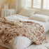 Soft and Cozy Blanket - Plush Warm Throw - Pink - Gray - Beige - Blue - Cozy Nights