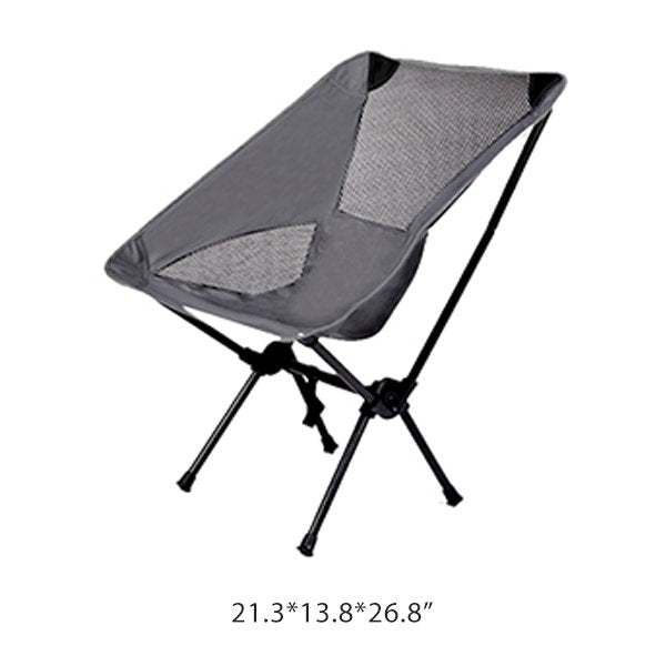 Outdoor Camping Folding Chair - Lightweight and Portable - Easy to Fold - Beige