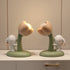 Charming Rabbit Tulip Table Lamp - Resin - Cozy Ambiance - Ideal For Bedrooms