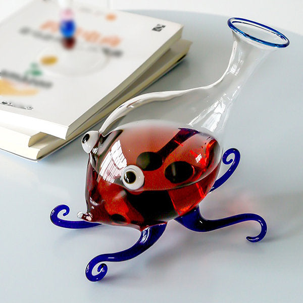 Creative Decanter - Glass Ocean-Inspired - Pufferfish - Octopus - Enhance Wine Flavor