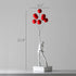 Balloon Girl Sculpture Decor - Unique Art Piece - Resin - Elegant White and Black