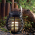 Solar-Powered Outdoor Hanging Lantern - Warm Ambient Lighting - Eco-Friendly