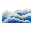 Ocean Waves Rug – Coastal-Inspired Carpet - Serene Blue and White Hues