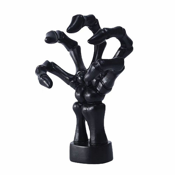 Black Skeleton Hand Hook - Halloween Decor - Resin Material - Wall Mount Phone Holder