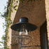 Outdoor Solar Hanging Lantern - Iron - Warm Glow - Black - Bronze - Garden Light