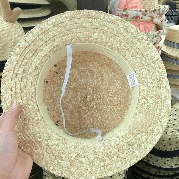 Cute Straw Hat - Cat Ear - Adult and Kids Sizes Available - Sweet Summer Style