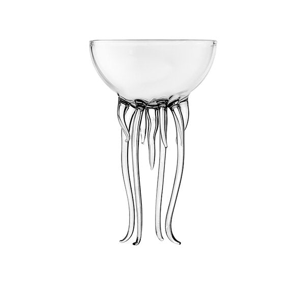 Jellyfish Glass Cup - Artistic and Functional - Transparent - Iridescent