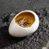 Ceramic Eggshell Bowl - Elegant White - Versatile for Serving or Decor