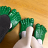 Funny Bigfoot Slippers - Color of Skin - Green - Hilarious Novelty Slides - Comfy & Soft -  Quirky