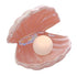 Elegant Shell Night Lamp - Pink - White - Ceramic - Ambient Lighting - Charming Decor