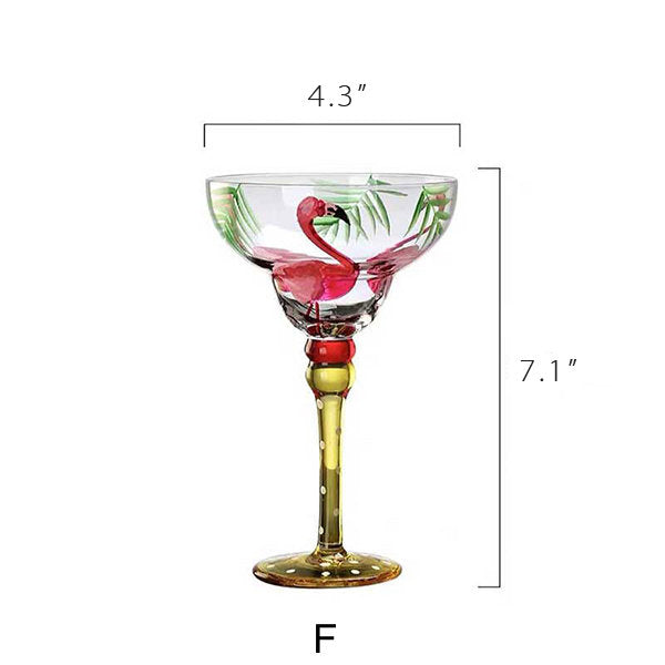 Vibrant Cocktail Glasses - Bright Colors - Artistic and Elegant - 7 Stunning Designs