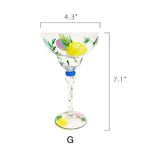 Vibrant Cocktail Glasses - Bright Colors - Artistic and Elegant - 7 Stunning Designs