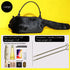 Adorable Cat-Inspired Crossbody Bag - Faux Fur - 3 Sizes - White - Black - Gray