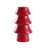 Ceramic Christmas Tree Vase - Festive Table Centerpiece - Red Green Light Green - Large and Small Holiday Decoration