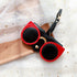 Animal Eyes Glasses Case - Ultra-Fiber Leather - Cute & Stylish - Perfect for Travel