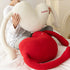 Heart-Shaped Hug Pillow - Faux Sherpa Fleece - Cozy & Soft - Two Colors - Perfect for Gifting