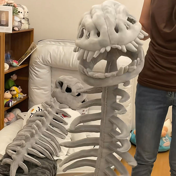 Plush Dinosaur Skeleton Headgear