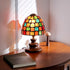 French Vintage Stained Glass Table Lamp