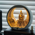 Galactic Castle Aroma Night Light - Gypsum Material - LED Warm Glow - Aromatherapy Diffuser